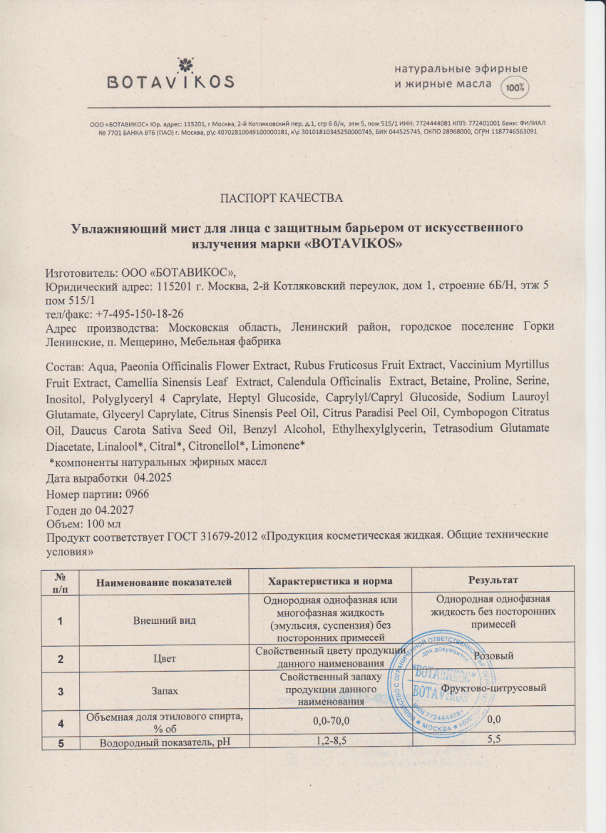 Паспорт №042025